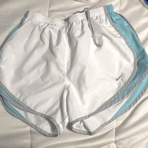 Whit Nike shorts size medium